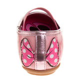 Disney Girls Minnie Mouse Mary Jane Flats - Dress Up Slip-on Shoes (Toddler)